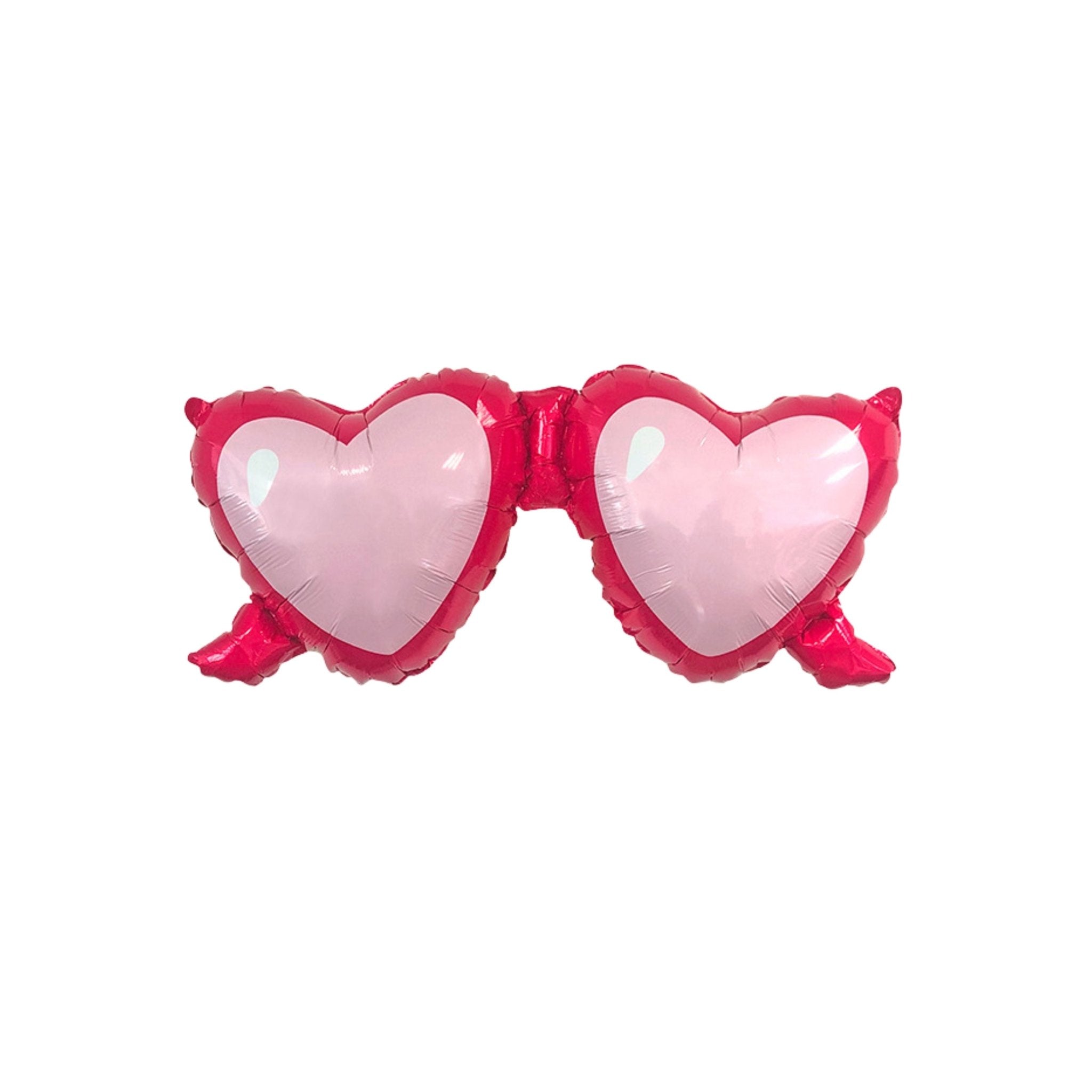 110x45.5cm Heart Shaped Glasses Foil Balloon - Dazzle My Day