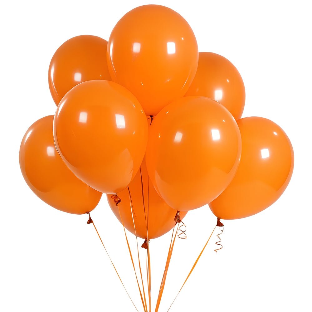 12" Orange Latex Balloons - Dazzle My Day
