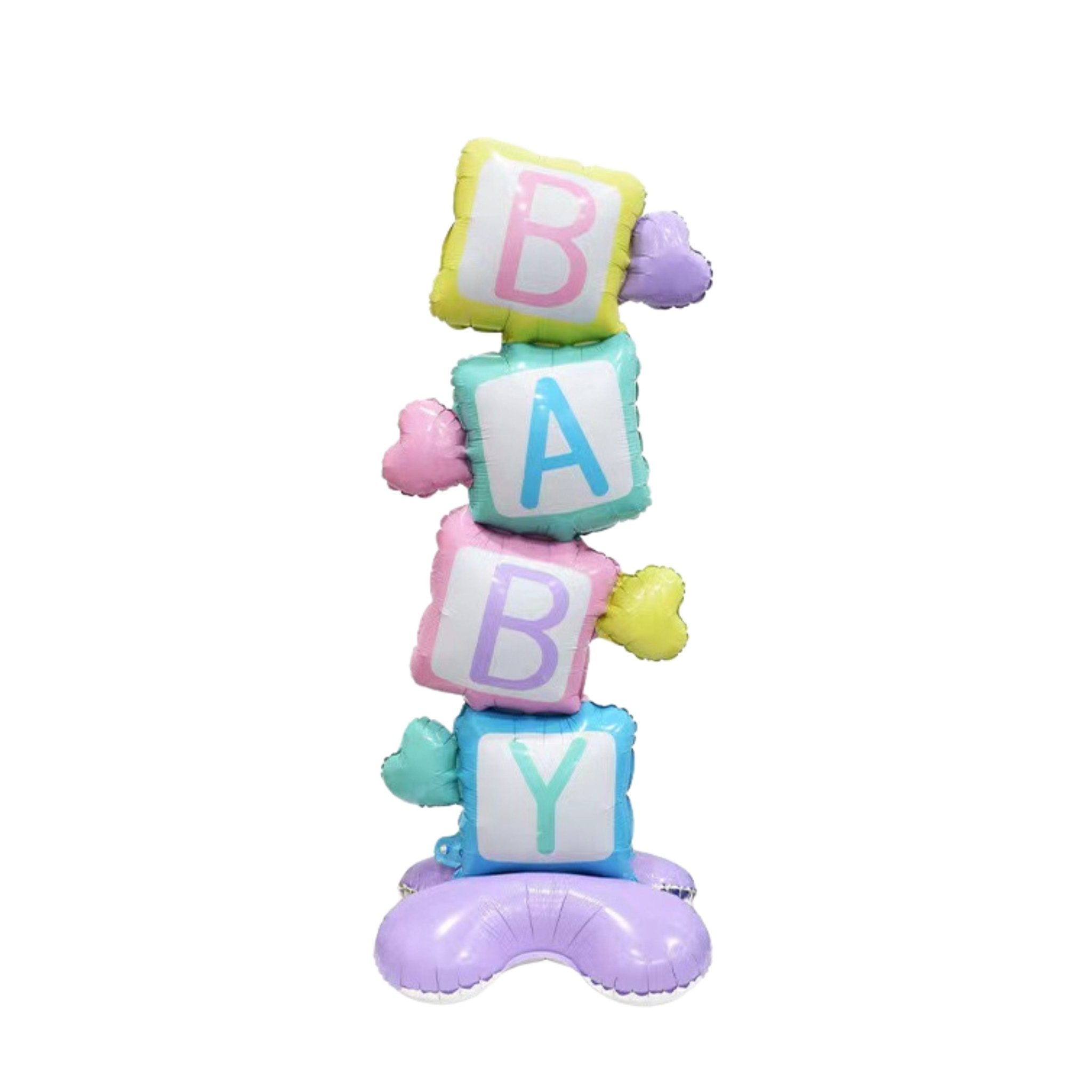 155x57.5cm Baby Cubes Foil Balloon - Dazzle My Day