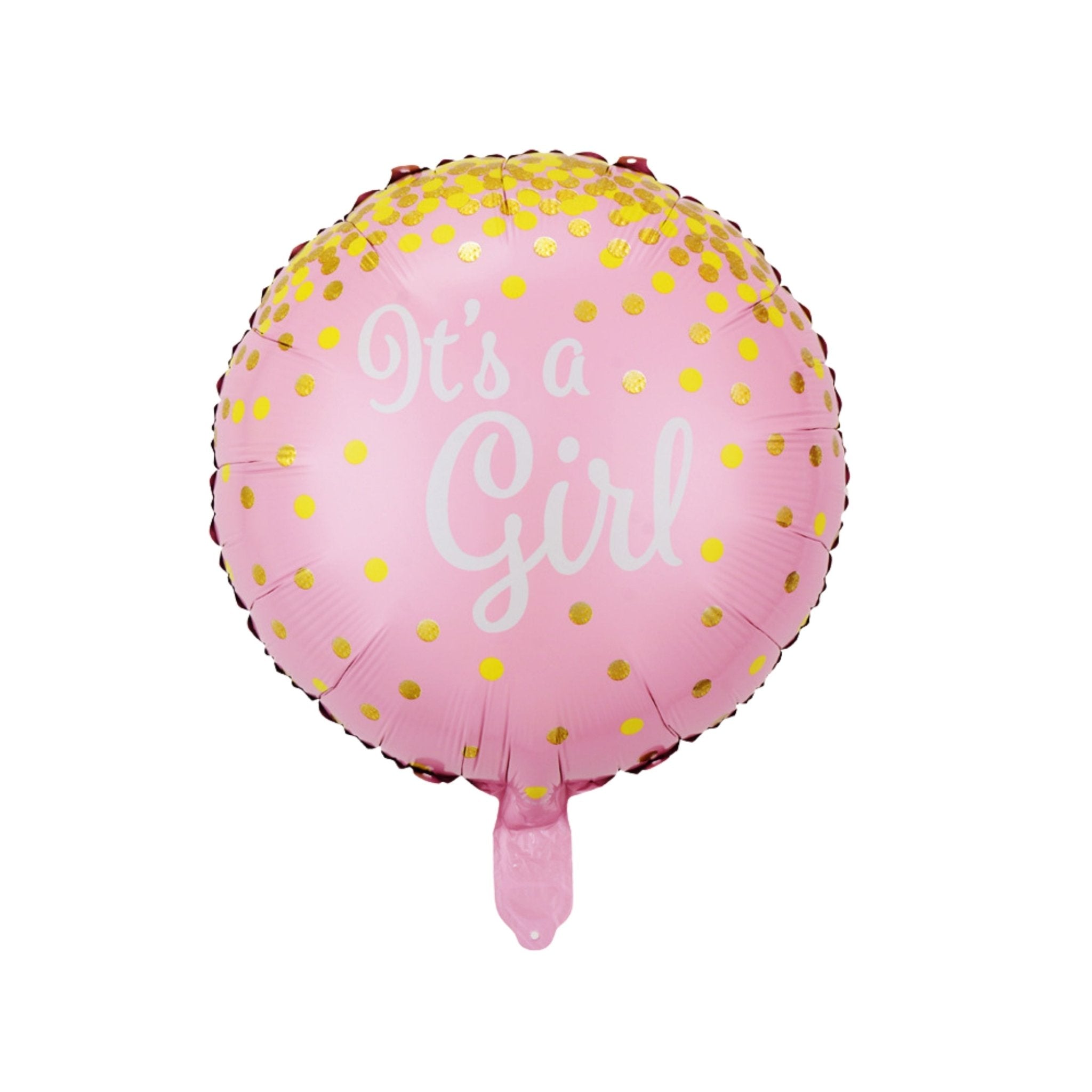 18" Confetti Baby Girl Foil Balloon - Dazzle My Day