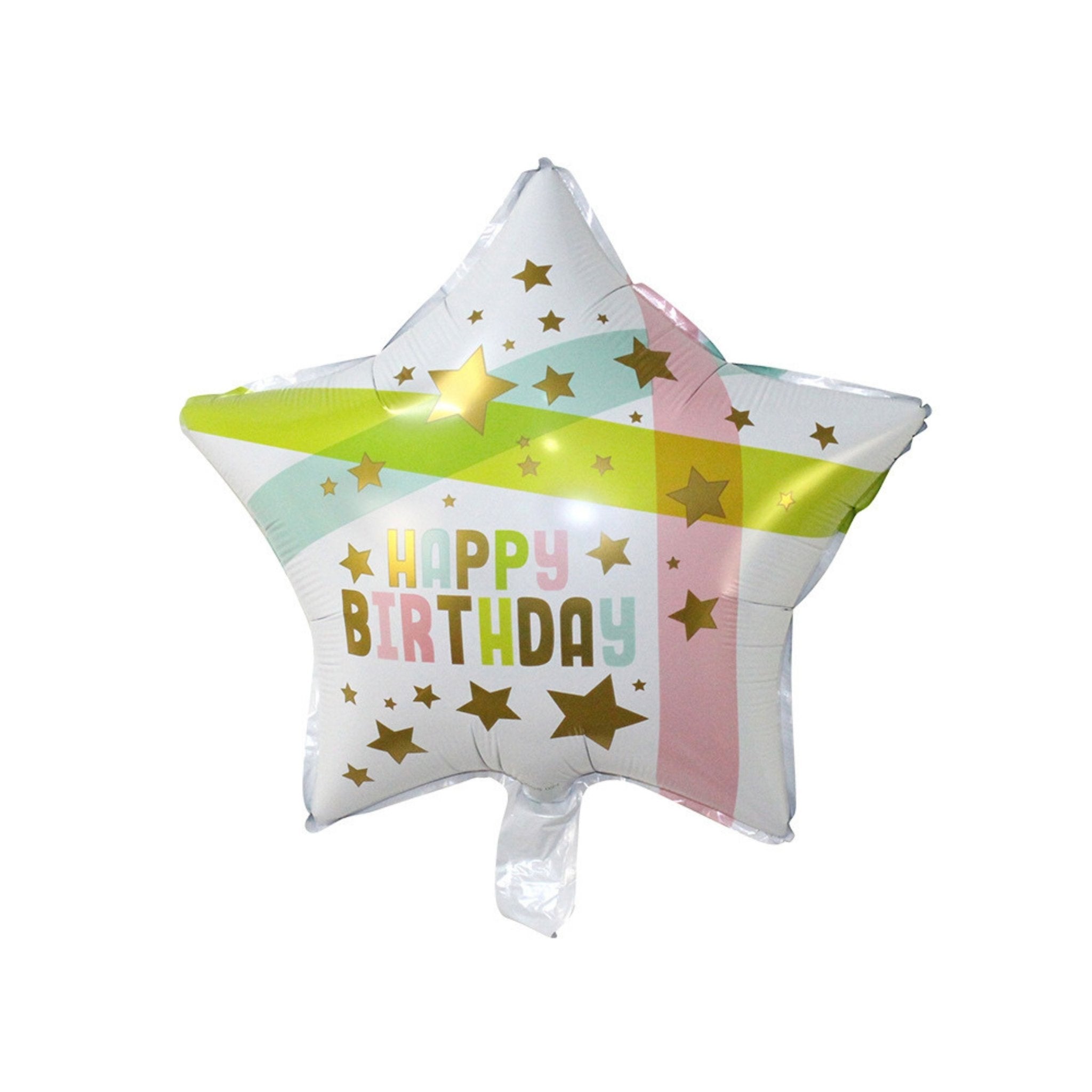 18" Pastel Star Shape Foil Balloon - dazzlemyday