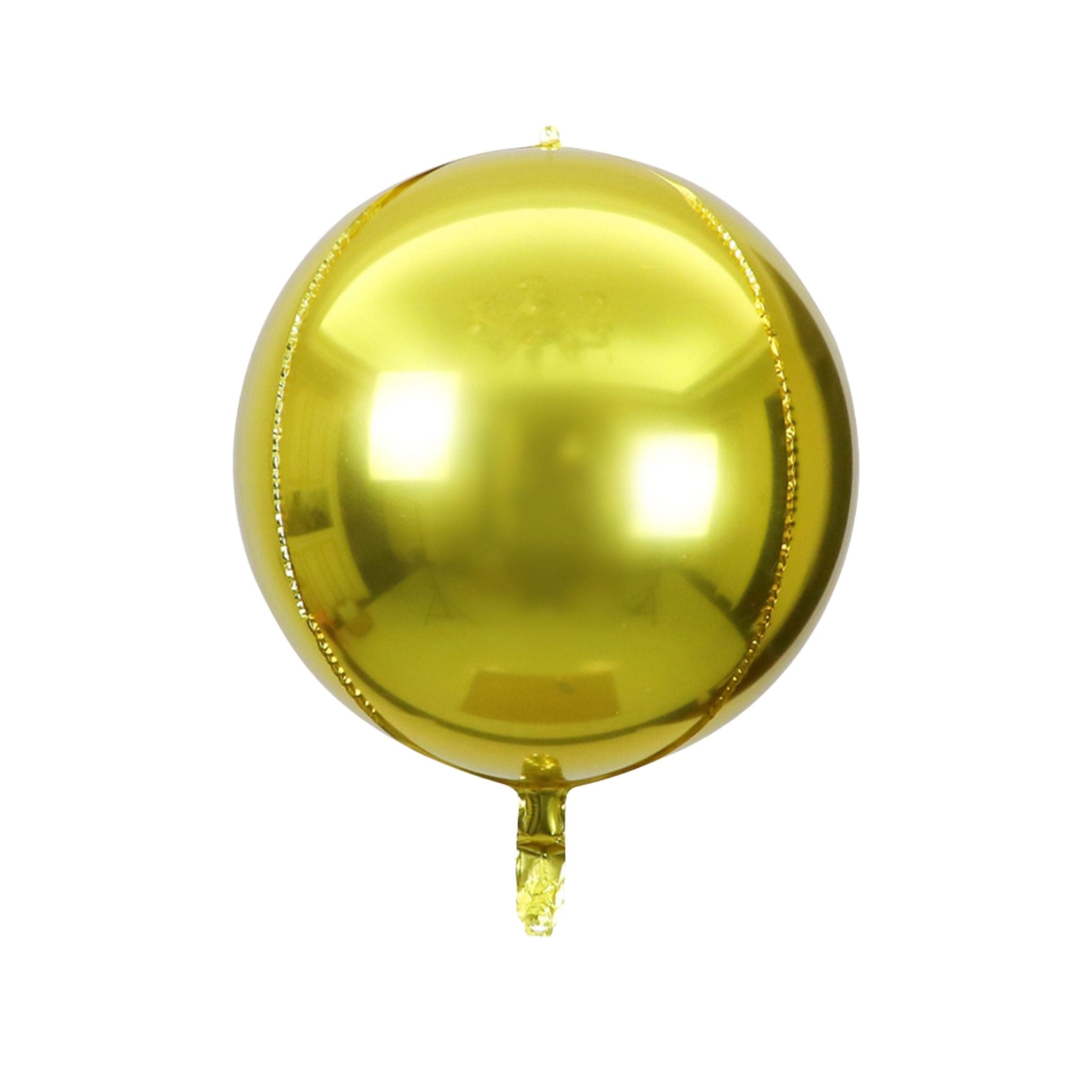 22" 4D Chrome Gold Balloon - dazzlemyday