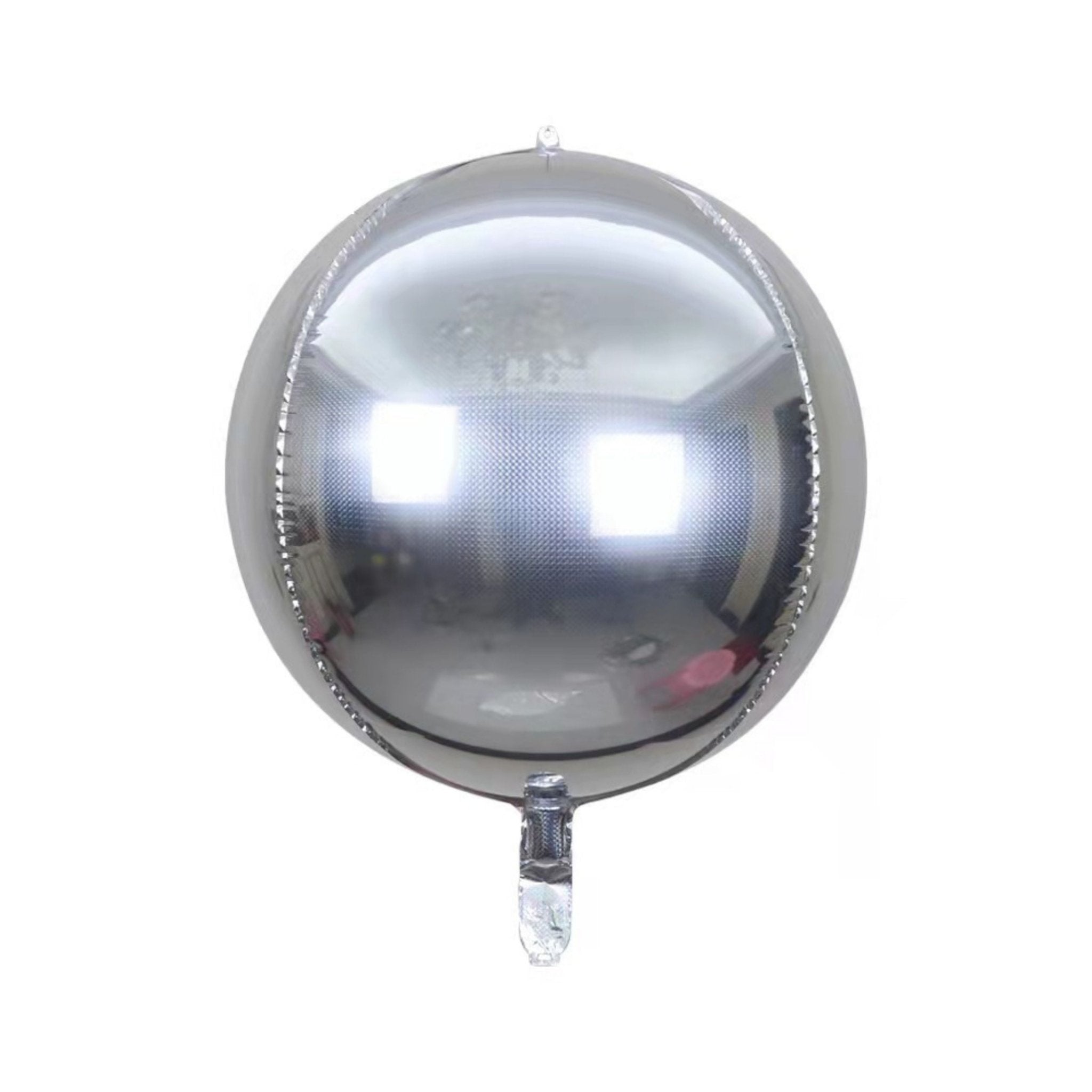22" 4D Chrome Silver Balloon - dazzlemyday