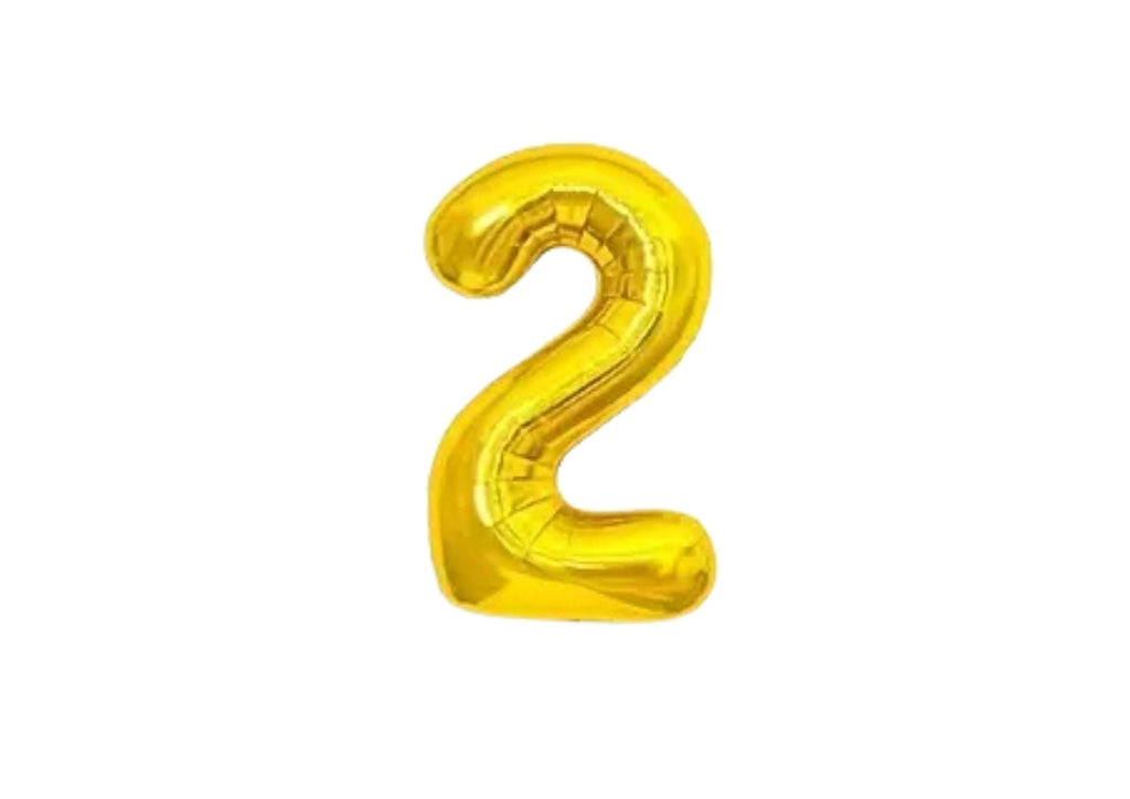 32" Foil Number Balloon - Gold - Dazzle My Day