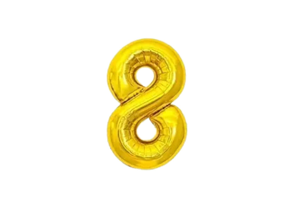 32" Foil Number Balloon - Gold - Dazzle My Day