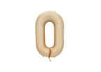 32" Foil Number Balloon - Matte Champagne - Dazzle My Day