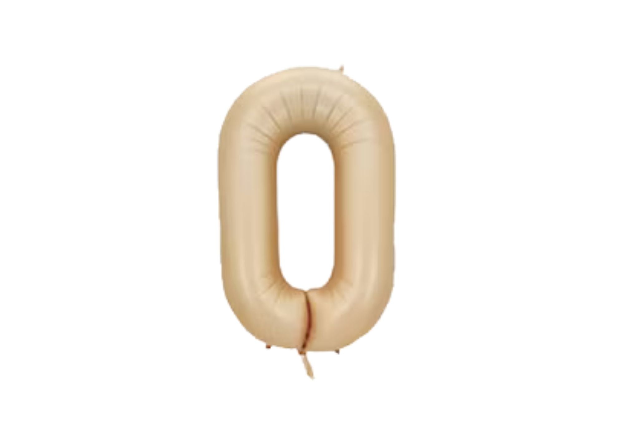 32" Foil Number Balloon - Matte Champagne - Dazzle My Day