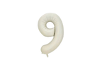 32" Foil Number Balloon - Matte Cream - Dazzle My Day