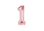 32" Foil Number Balloon - Rose Gold - Dazzle My Day