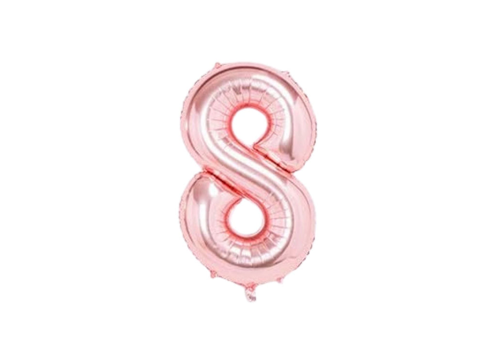 32" Foil Number Balloon - Rose Gold - Dazzle My Day