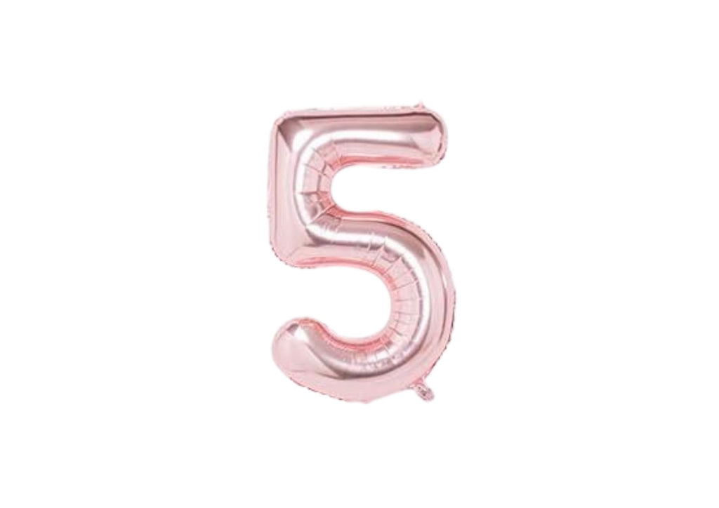 32" Foil Number Balloon - Rose Gold - Dazzle My Day