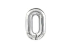 32" Foil Number Balloon - Silver - Dazzle My Day