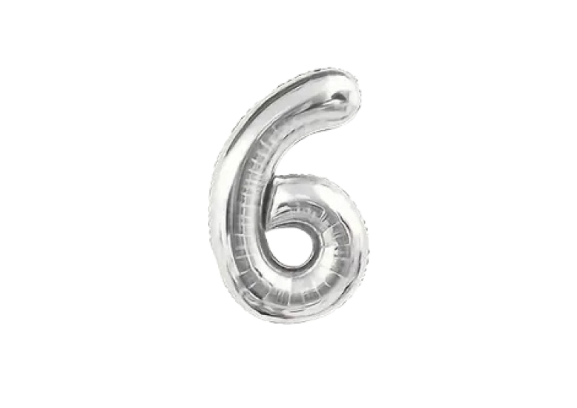 32" Foil Number Balloon - Silver - Dazzle My Day