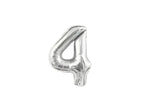 32" Foil Number Balloon - Silver - Dazzle My Day