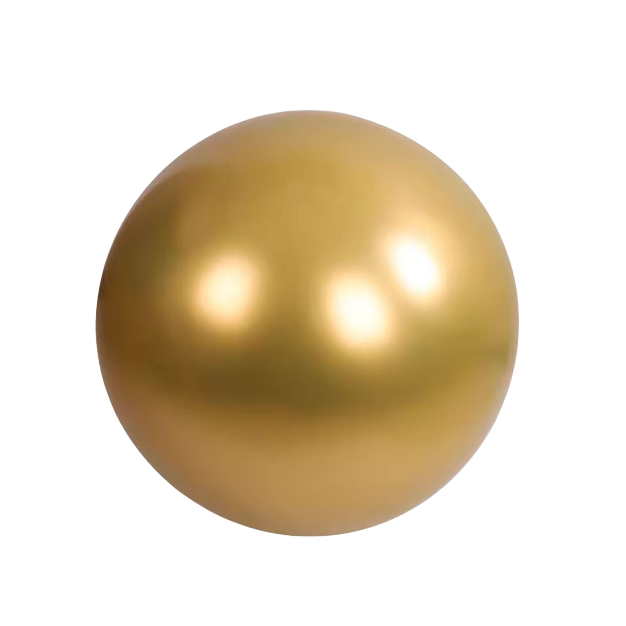 36" 4D Gold Chrome Balloon - dazzlemyday