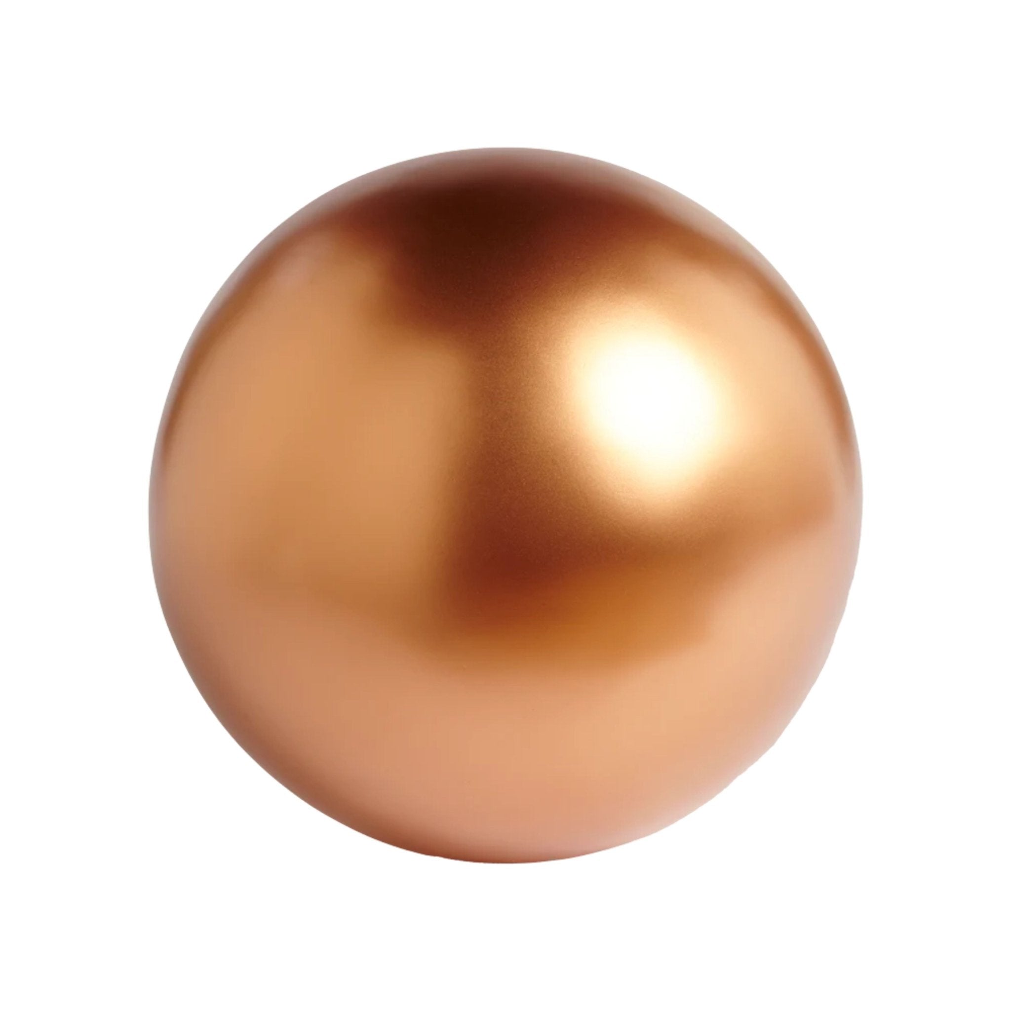 36" 4D Orange Chrome Balloon - dazzlemyday