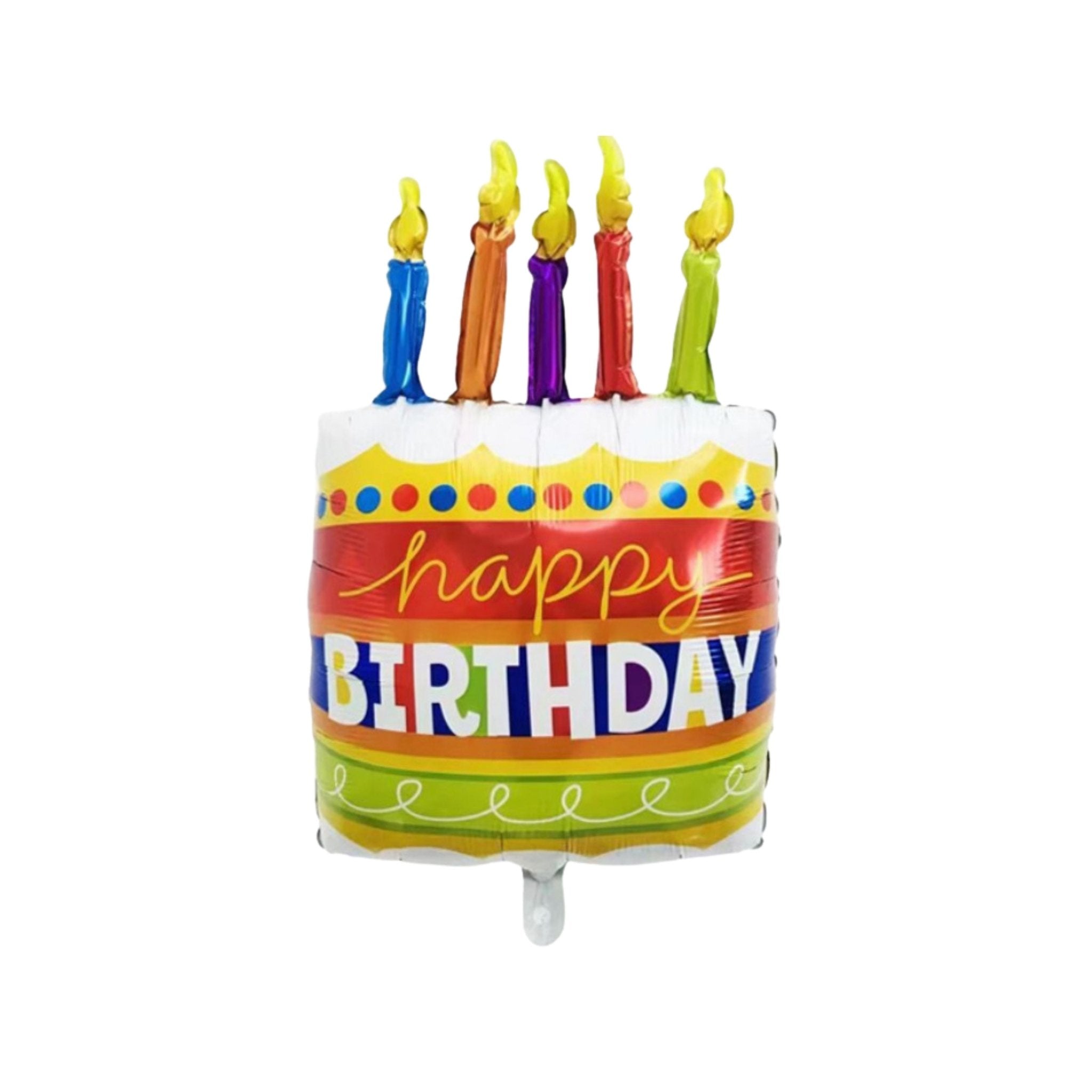 55*83cm Candles Cake Foil Balloon - dazzlemyday