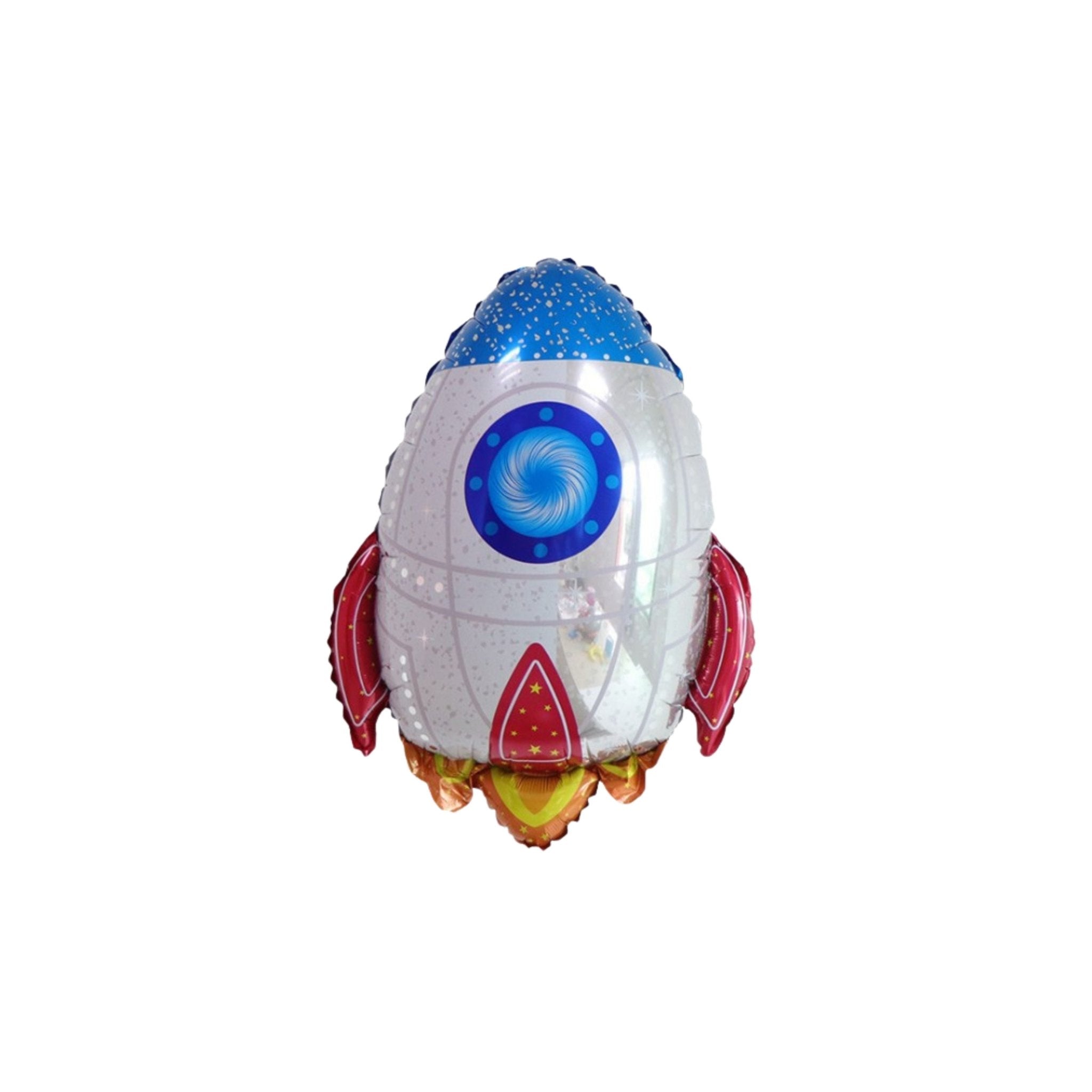 61 x 67cm Rocket Ship Foil Balloon - dazzlemyday