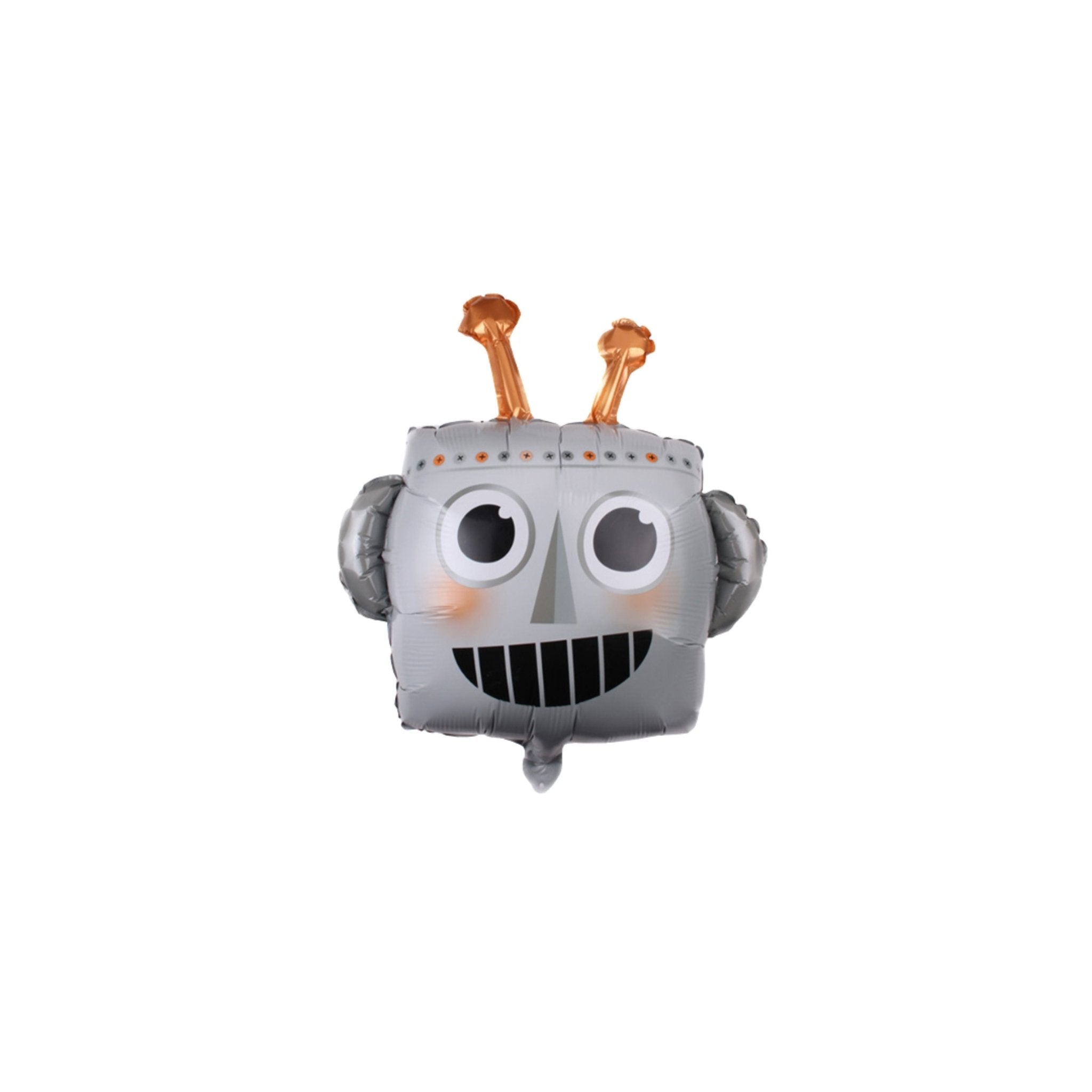 63x53cm Robot Head Foil Balloon - dazzlemyday