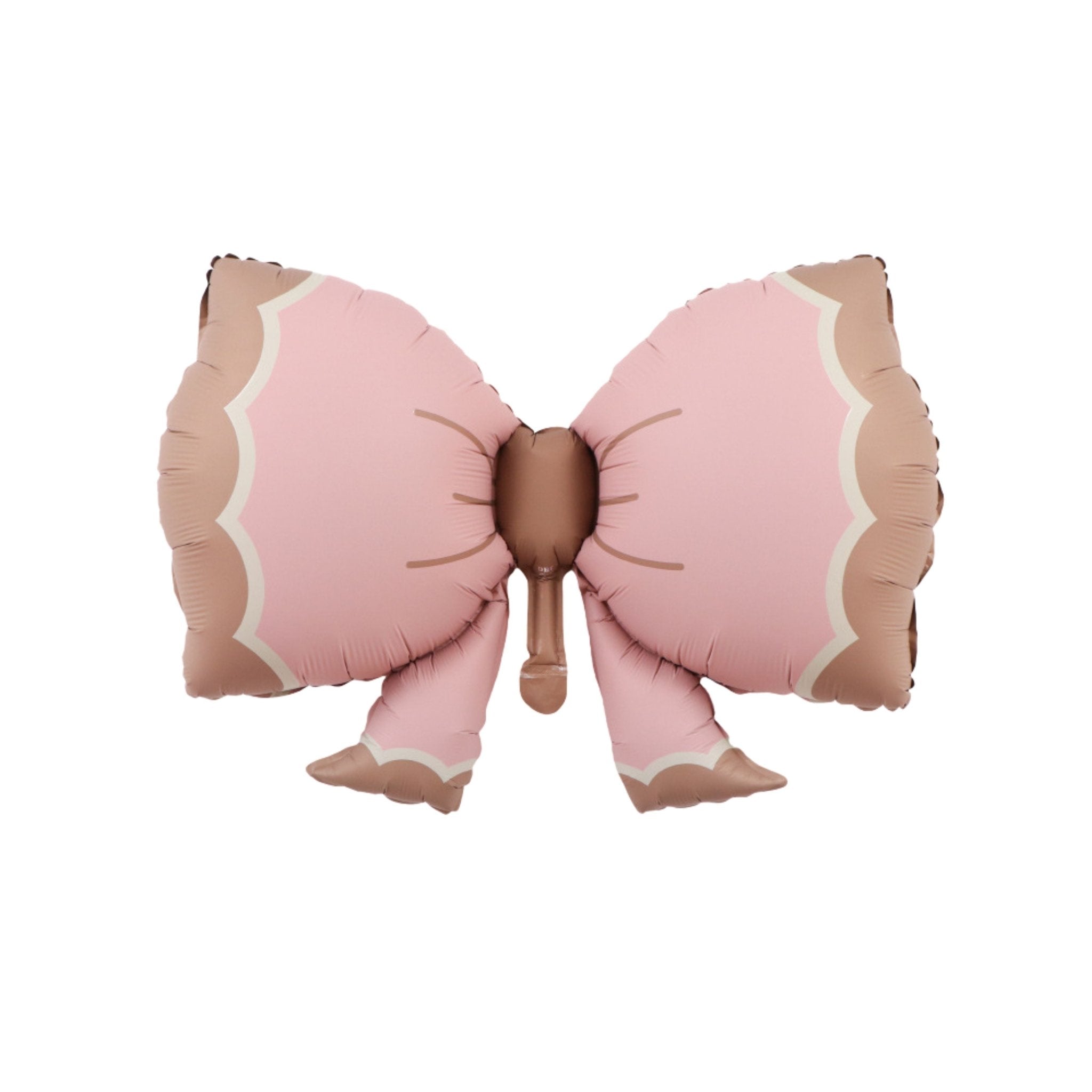 91x60cm Pink Bow Foil Balloon - Dazzle My Day
