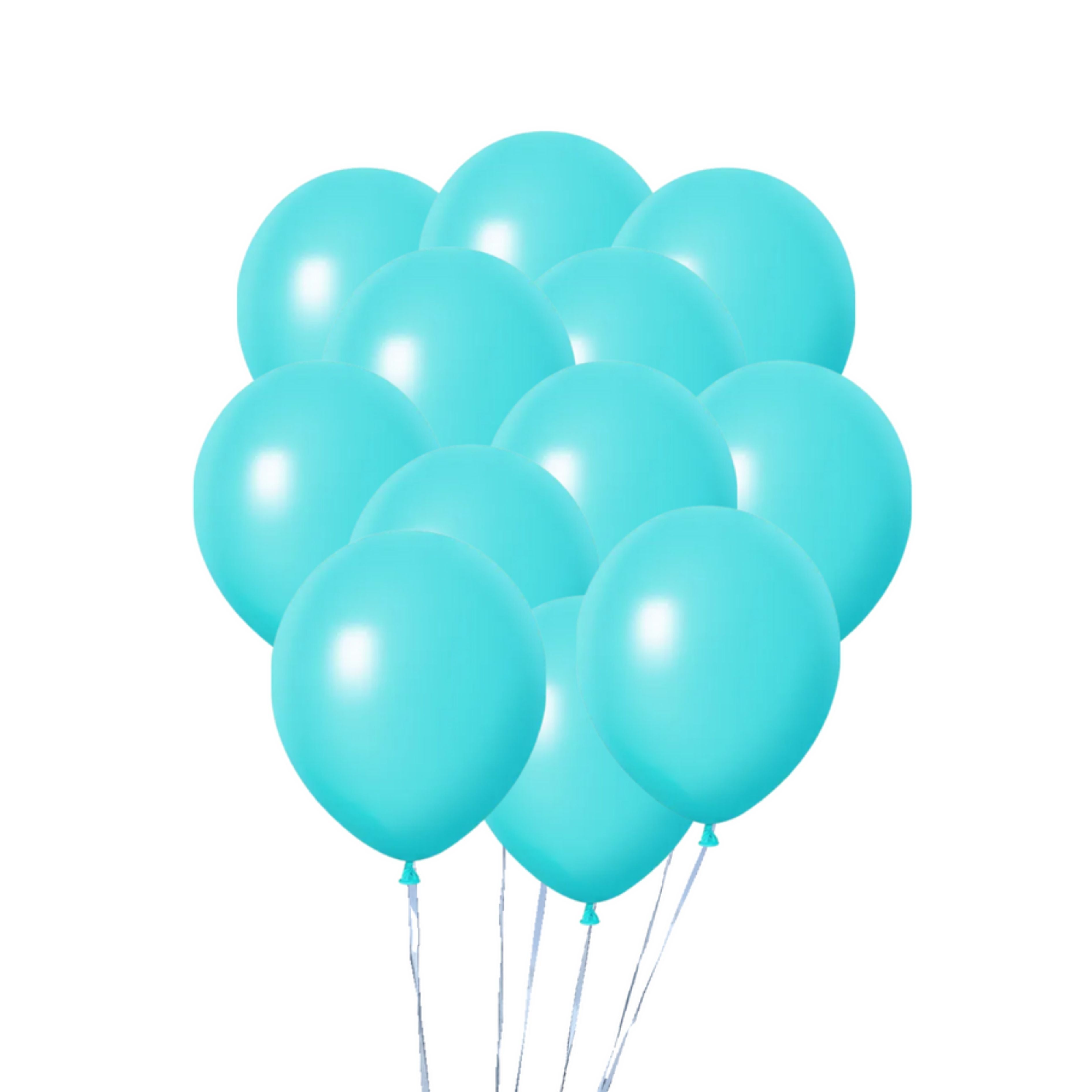 12" Tiffany Blue Latex Balloons