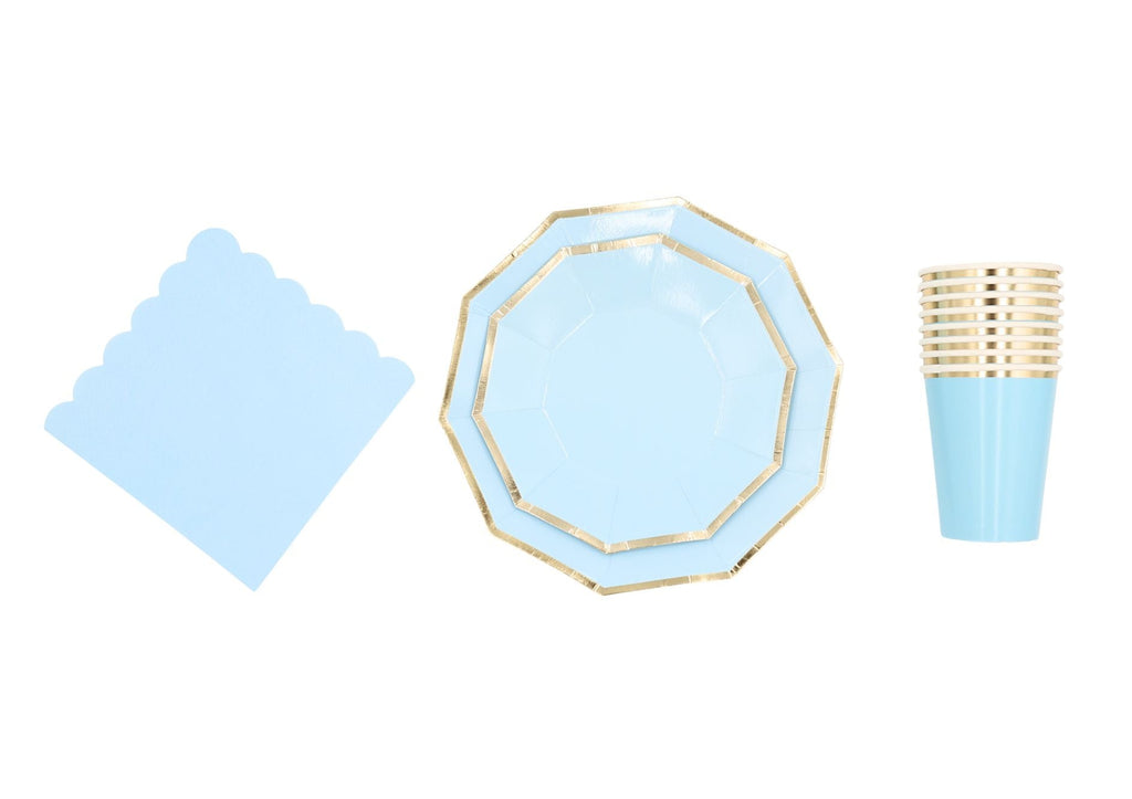 Baby Blue Decagon Set - dazzlemyday