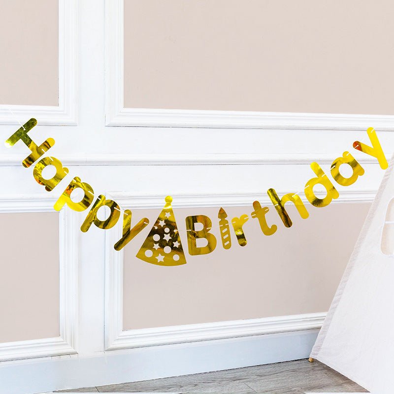 Banner Gold Foil - dazzlemyday