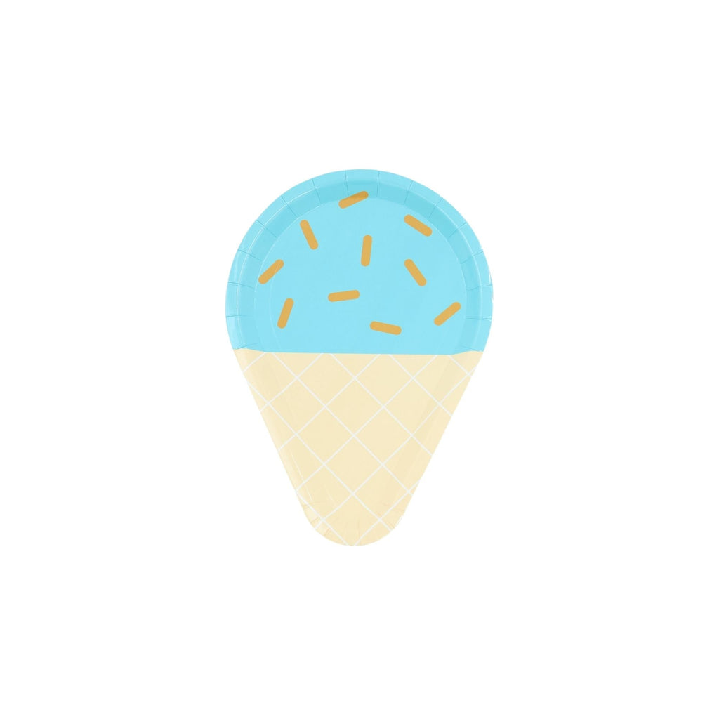 Bubblegum Scoop - Ice cream cone plates - Dazzle My Day