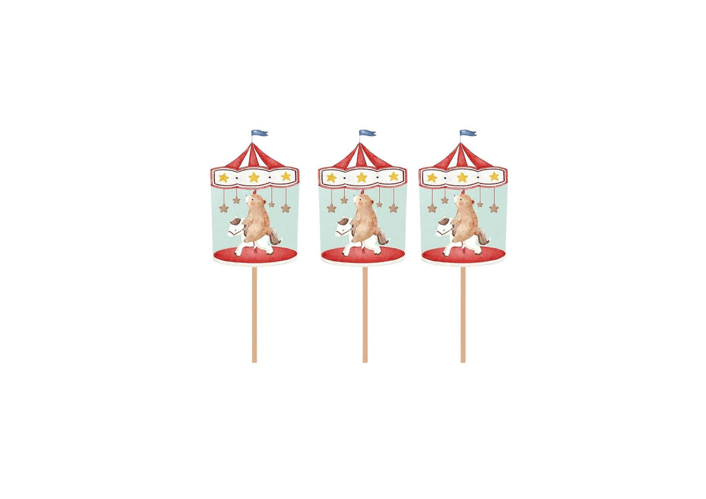 Carnival Cuties - Cupcake Toppers - Dazzle My Day