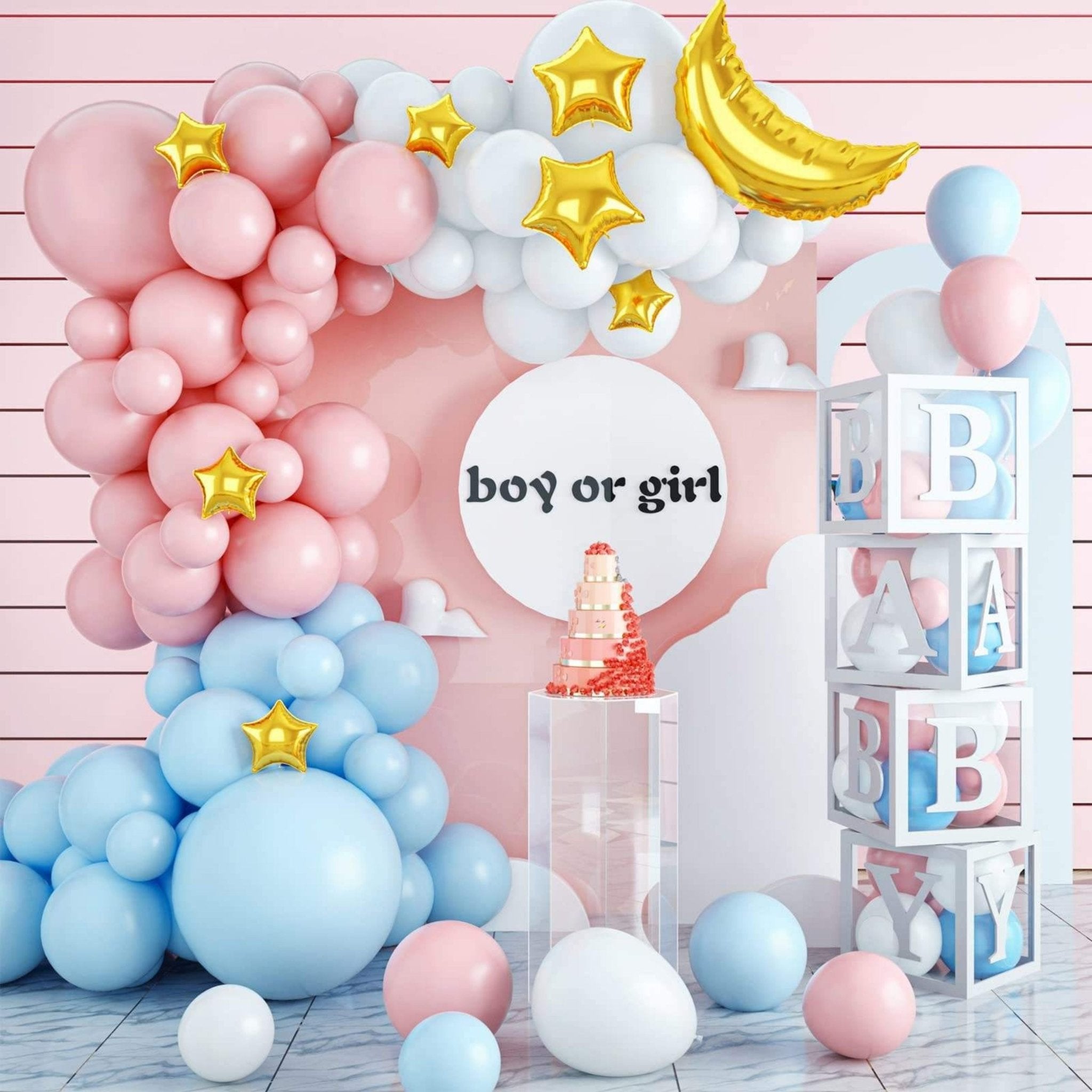 Gender Reveal Garland Set - Dazzle My Day