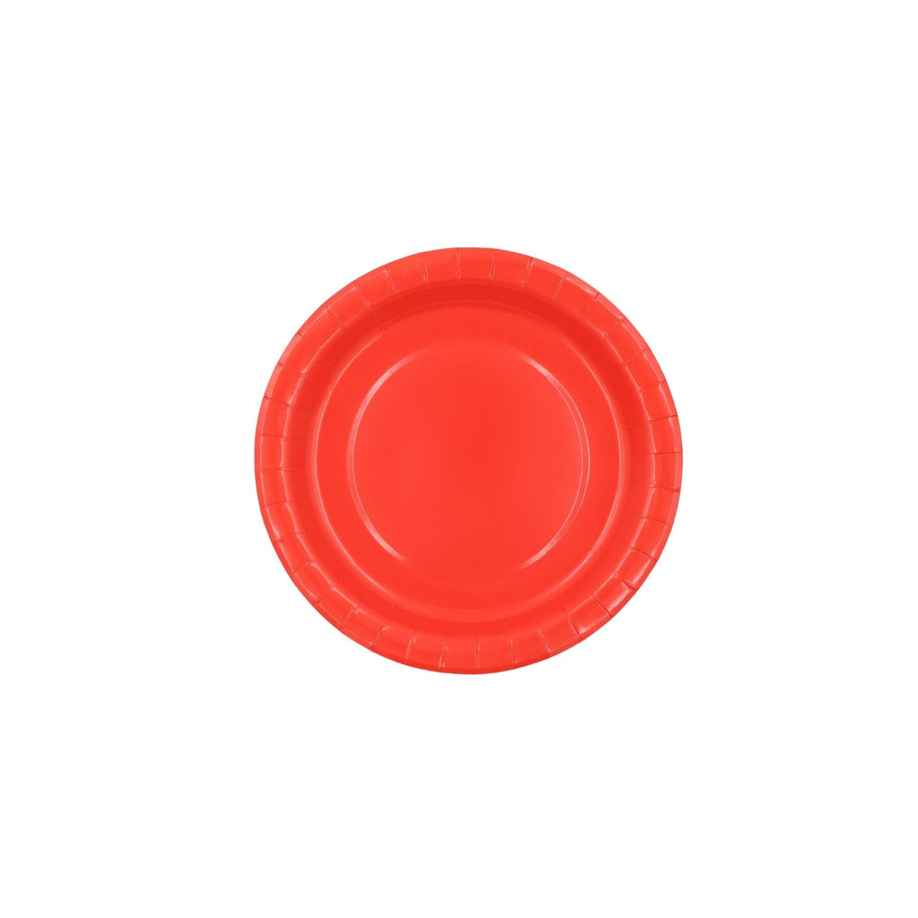 Solid Red - 9 inches plates - Dazzle My Day