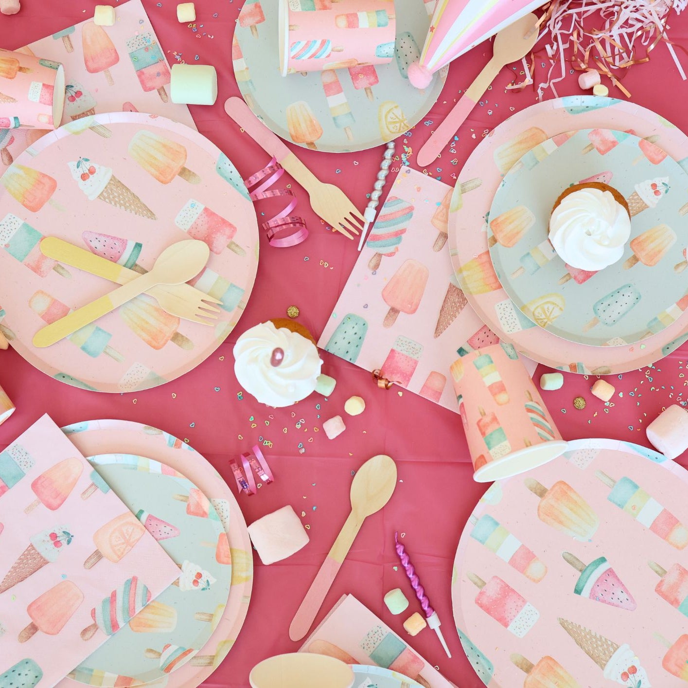 Vintage Ice Cream Set - dazzlemyday