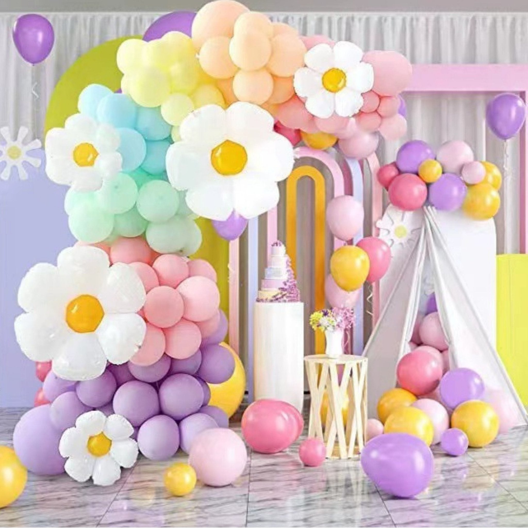 White Daisies Garland Set - Dazzle My Day